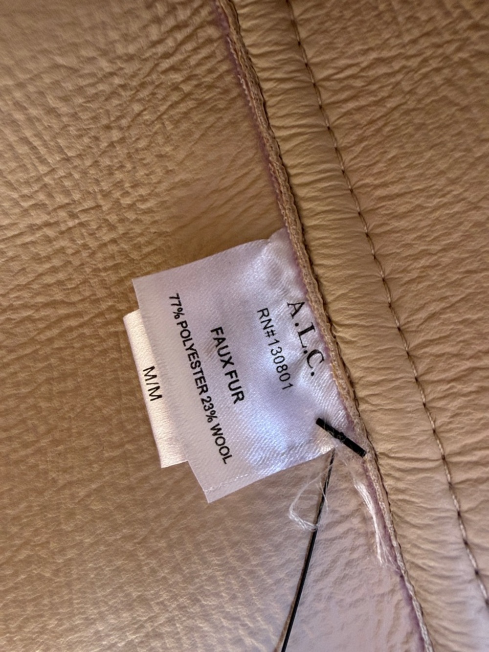 A.l.c. Faux fur coat wool blend - Picture 6 of 7